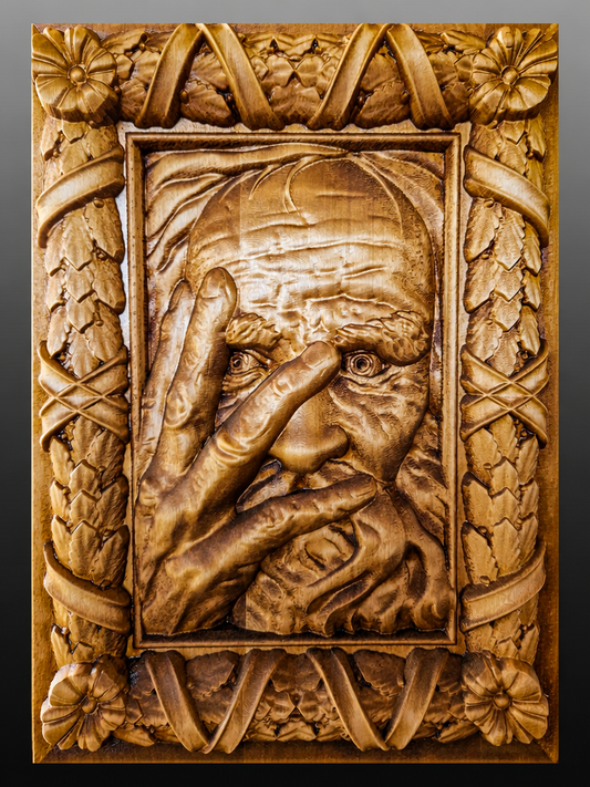 Oldman sculpture